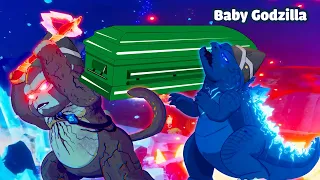 Baby Godzilla vs Demon Kong || Coffin Dance Song Meme Cover