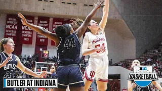 Butler at Indiana | Highlights | Big Ten Women's Basketball | Dec. 21, 2022