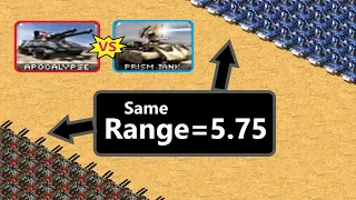 Prism Tanks with normal Range - Same Cost - Red Alert 2