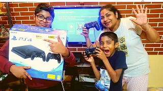 PS4 1tb BIRTHDAY SURPRISE GIFT for my Son | PS4 Unboxing Tamil | ps4 1tb |PS4 Setup and Installation