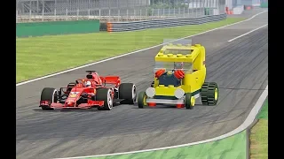 Ferrari F1 2018 vs LEGO Car Monster - Monza