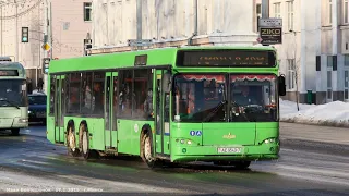 Автобус Минска МАЗ 107.466 госномер АЕ 9549-7 маршрут 59