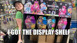 THEY GAVE ME THE DISPLAY?! MONSTER HIGH SKULLTIMATE SECRETS DOLL STORE DISPLAY SHELF!!  Generation 3