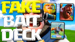 TROLLING MY OPPONENTS WITH A FAKE LOGBAIT DECK🤣 - Clash Royale