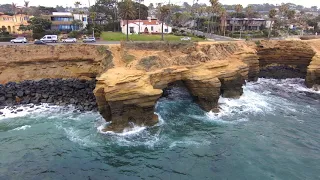 Sunset Cliffs Sea Cave [4K]  4-11-21