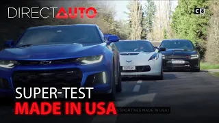 Corvette, Camaro, Charger : les sportives made in USA !
