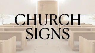 Church Signs | ASL