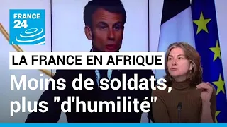 Politique africaine d'Emmanuel Macron : moins de soldats français, plus "d'humilité" • FRANCE 24