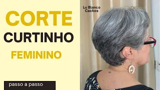 Corte feminino Curtinho Em Degrade