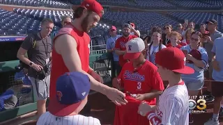 Exclusive: Boys Who Shared Heartwarming Moment Over Foul Ball Meet Bryce Harper