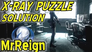 Resident Evil HD Remaster - X Ray Puzzle Solution - Walkthrough