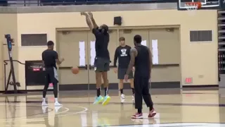 Kevin Durant, James Harden and Kyrie Irving all at Nets pre-season training camp -2021