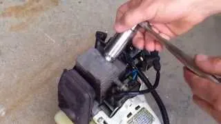 Testing and replacing the ignition coil on a Stihl FS 80R string trimmer