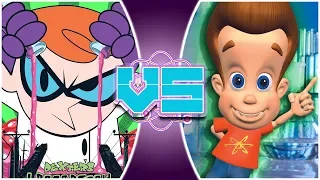 DEXTER vs JIMMY NEUTRON! (Dexter's Laboratory vs Jimmy Neutron: Boy Genius) | REWIND RUMBLE