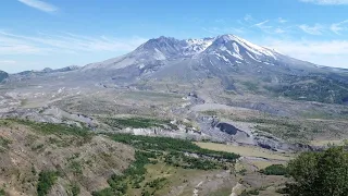 Mount St  Helens scenic drive via Spirit Lake Memorial Hwy, Washington