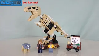 T. Rex Dinosaur Fossil Exhibition (76940) | LEGO Jurassic World 2021 Review!