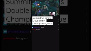 C9 Summit Oneshots Doublelift in Champions Queue - He carries every game!