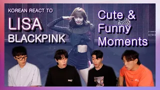 Korean React To BLACKPINK LISA Cute And Funny Moments