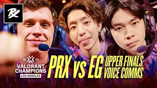 VALORANT Champions: Paper Rex vs Evil Geniuses (Upper Finals) | PRX Voice Comms #WGAMING