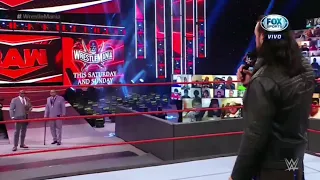 Bobby Lashley confronta a Drew McIntyre antes de WrestleMania 37 - WWE Raw 05/04/2021 (En Español)