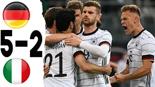 Germany vs Italy (5-2) Extended Highlights & All Goals - UEFA Nations League 2022