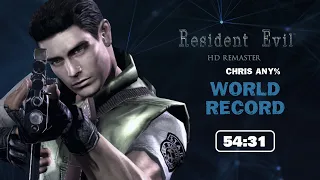 Resident Evil REmake Chris Any% DS Speedrun 54:31 (WR)