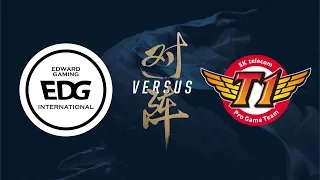 EDG vs. SKT | Group Stage Day 2 | 2017 World Championship | Edward Gaming vs SK telecom T1