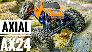 AXIAL AX24 XC-1 - 4WS RTR Flex Machine!! Review, Crawl Footage & More!!!