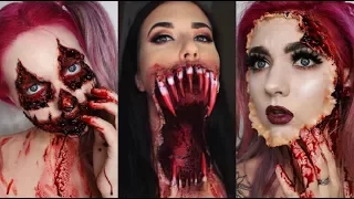 Increíbles Maquillajes de terror para HALLOWEEN 2023 Makeup for halloween 2023 2024 #halloween2023