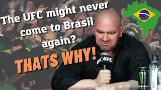 The UFC Fans in Brazil messed up...