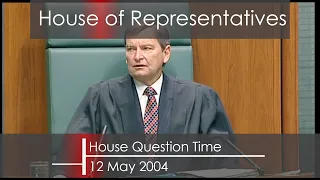 House Question Time - 12 May 2004
