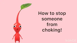 How to stop someone from choking 😄