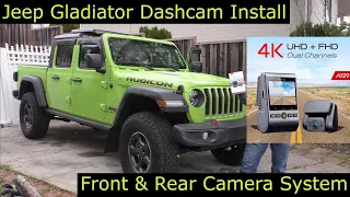 Jeep Gladiator Dashcam Install