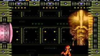 Super Metroid: Fighting Phantoon (Wrecked Ship)