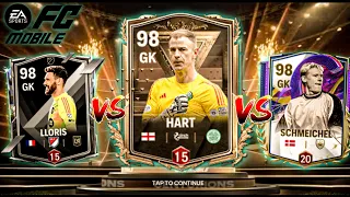 JEO HART VS SCHMEICHEL VS LLORIS BATTLE 😃☠️ || WHO'S PERFORMANCE GOOD IN EA FC MOBILE 24