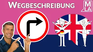 🇬🇧 Wegbeschreibung auf Englisch | Englische Vokabeln Lernen | Marcus´ Language Academy