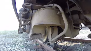 [GoPro] Тележка тепловоза ТЭП70 2 / TEP70 bogie wheelcam 2