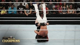 Kane attacks Seth Rollins: Night of Champions 2015 (WWE Network)