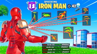 KRASS 😨 Ich BEOBACHTE 24H IRON MAN DEN BOSS! Er Kann FLIEGEN und hat AIMBOT!?