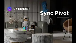 How to align pivot point to modeling software, make door opening animation in D5 Render | Sync Pivot