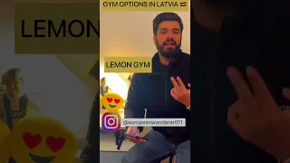 Gym 💪🏻 Options In Latvia 🇱🇻 | Best Gym In Latvia 🤔 #shorts #latvia #studyinlatvia #riga