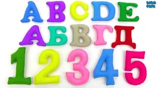 Learn English Alphabet 26 Letters|Russian Alphabet 33 Letters|Learn 0 to 20 The Big Numbers for kids