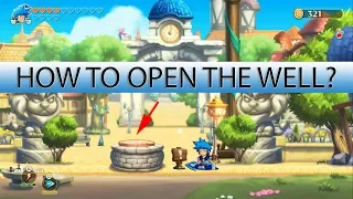 Opening the well in Monster Boy and the Cursed Kingdom