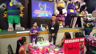 Andrew's B-Day (10th) at Chuck E Cheese!