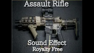 Assault Rifle Rapid Reload Sound Effects 01/アサルトライフルの銃声とリロード効果音 01　超高レー/असॉल्ट राइफल ध्वनि प्रभाव
