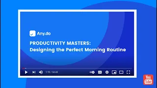 Designing the Perfect Morning Routine [Free Webinar]