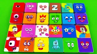 Numberblocks – Looking for All SLIME Mix in Big Square Coloring, Satisfying ASMR Video