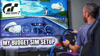 My Budget Sim Racing Setup for Gran Turismo 7 on PSVR2 & other PC Racing Sims