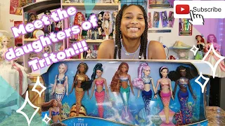 Unboxing the 7-Sister Doll Pack from The Live Action Little Mermaid Movie!