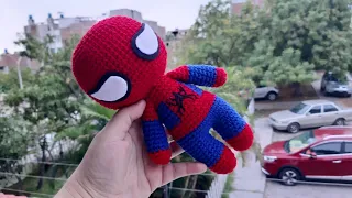 SPIDERMAN AMIGURUMI CROCHET TUTORIAL EN ESPAÑOL - ENGLISH SUBTITLES